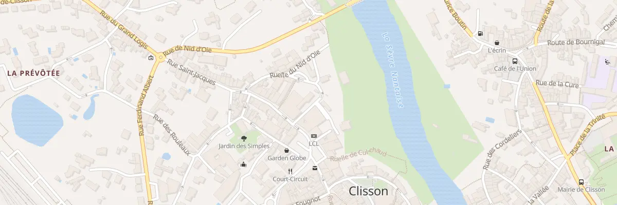 Plan du 9000 Rue de l’Espinose à Clisson