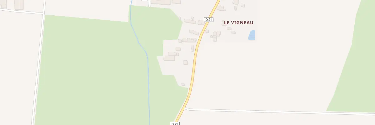 Plan du 5237 Le Vigneau à Couffé