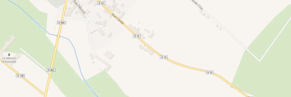 Plan du 24 Rue Cavee à Anneville-en-Saire