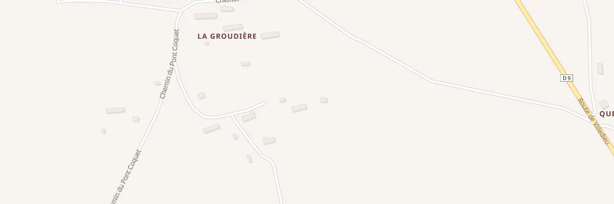 Plan du 5084 La Groudiere à Montaigu-les-Bois