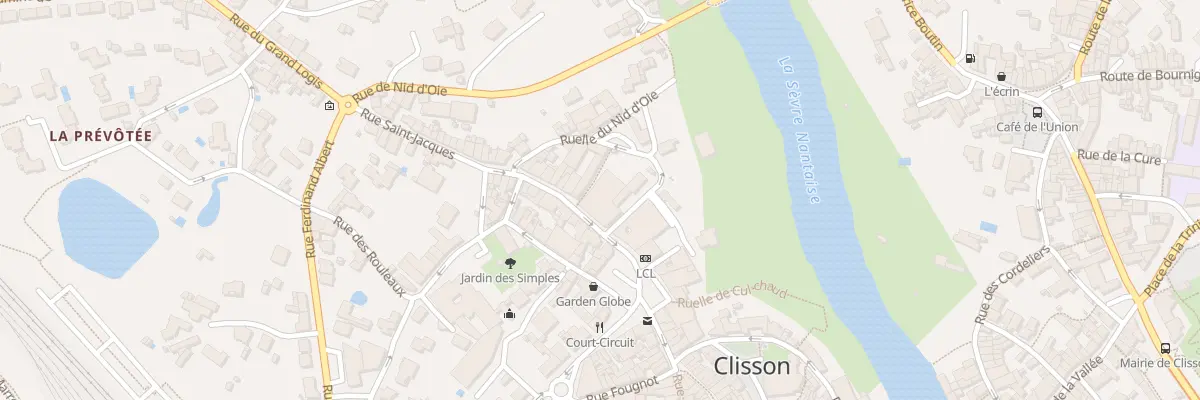Plan du 6 Rue Saint-Jacques à Clisson
