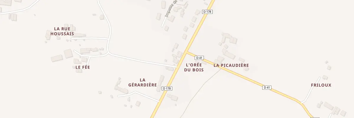 Plan du 5022 La Croix Gerardière à Forges-la-Forêt