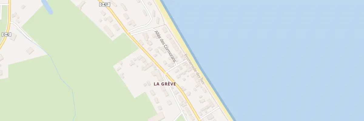 Plan du 15 All des Cormorans à Quinéville