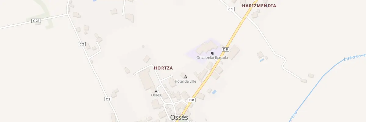 Plan du 5044 Horca à Ossès