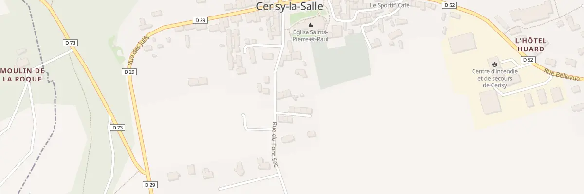 Plan du 11 Rue du Pont Sec à Cerisy-la-Salle