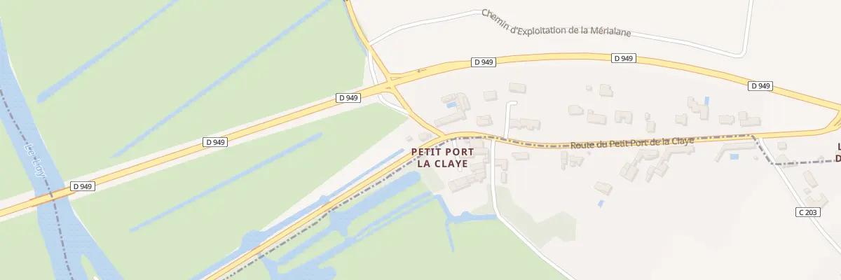 Plan du 36 Le Petit Port de la Claye à La Bretonnière-la-Claye