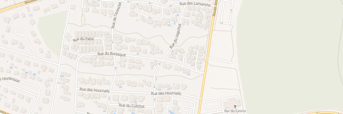 Plan du 43 Rue Baresquit à Mimizan