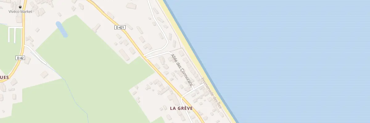 Plan du 3 All des Cormorans à Quinéville