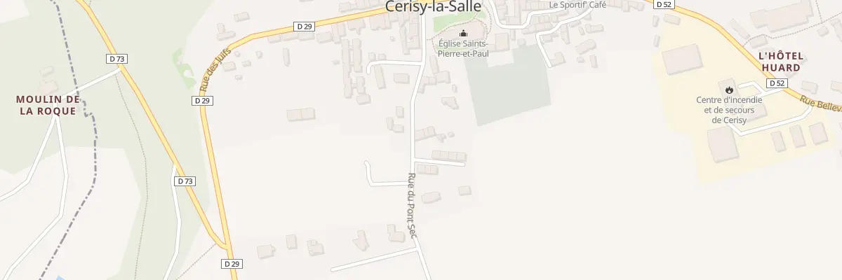 Plan du 7 Rue du Pont Sec à Cerisy-la-Salle