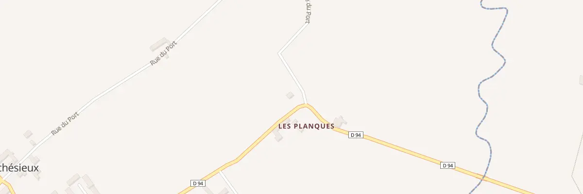 Plan du 1 Les Planques à Marchésieux