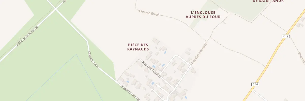 Plan du 13 Rue des Fusains à Dolus-d’Oléron