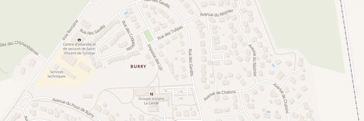 Plan du 21 Rue des Genêts à Saint-Vincent-de-Tyrosse