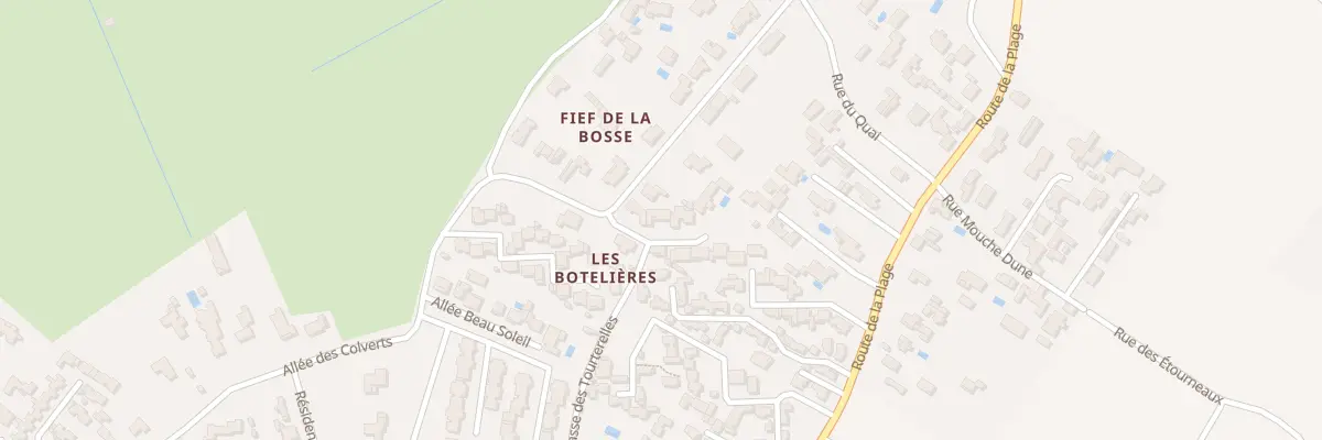 Plan du 1 All des Botelieres à Dolus-d’Oléron