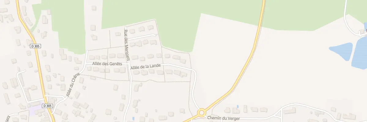 Plan du 1 Allée de la Lande à Landavran