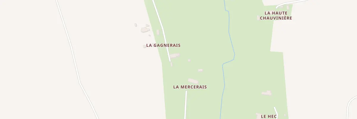 Plan du 1 La Basse Chauvignere à Saint-Aubin-de-Terregatte