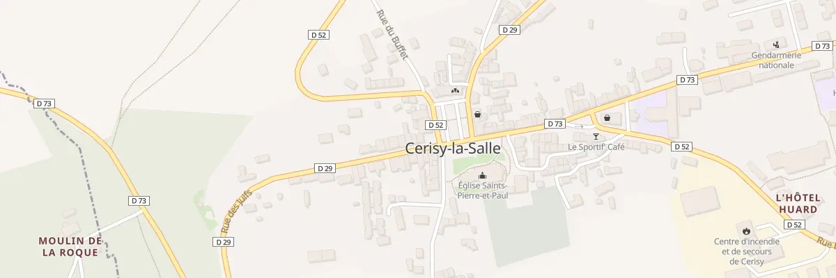 Plan du 13 Pl de la Mairie à Cerisy-la-Salle
