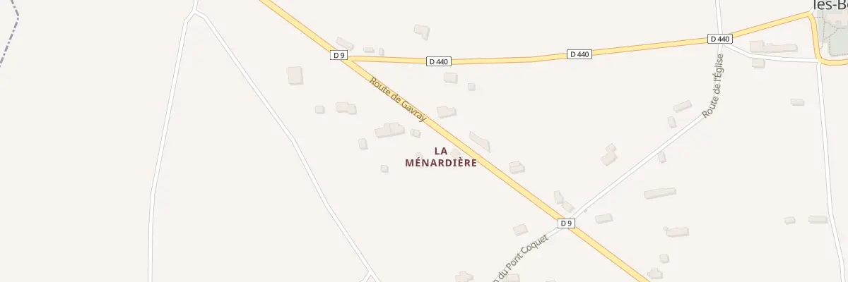 Plan du 5103 La Menardiere à Montaigu-les-Bois