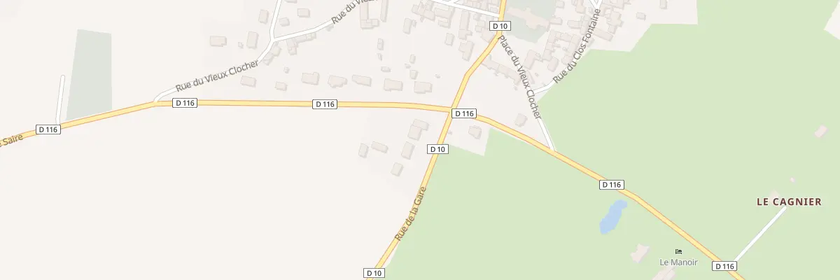 Plan du 4 Rue de la Gare à Gatteville-le-Phare