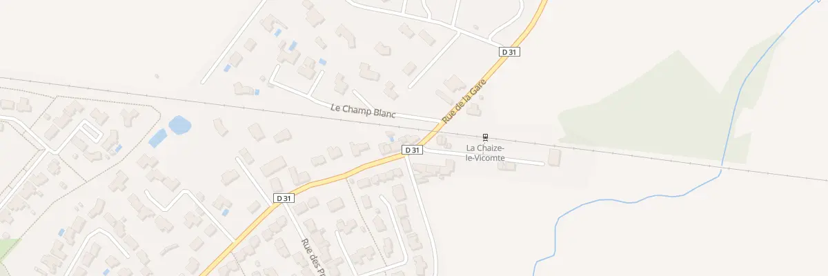 Plan du 65 Rue de la gare à La Chaize-le-Vicomte