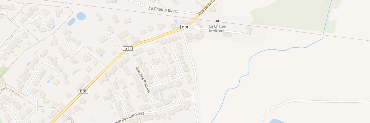 Plan du 14 Rue des vergers à La Chaize-le-Vicomte