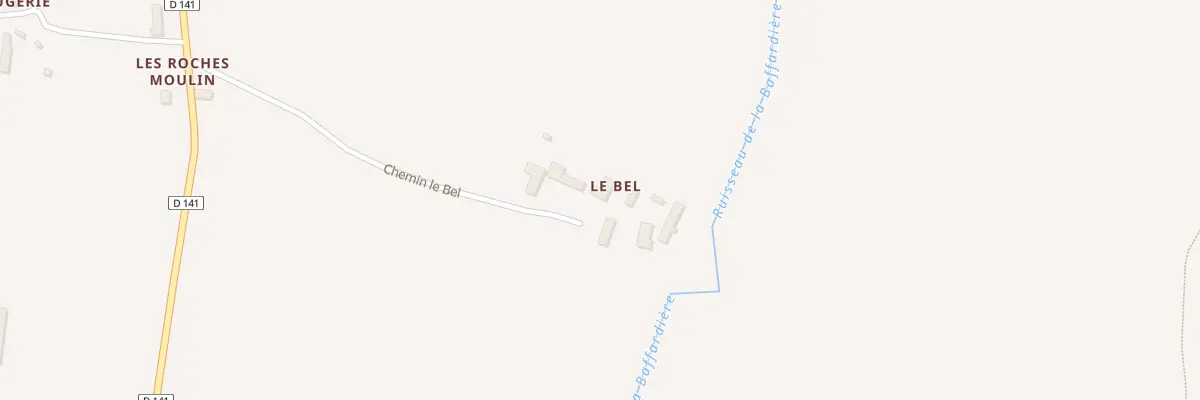 Plan du 345 Che le Bel à Hauteville-la-Guichard