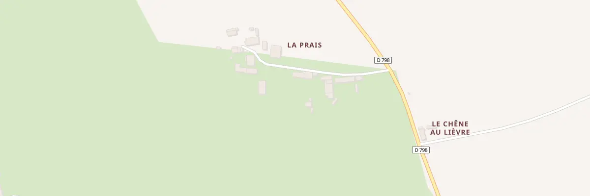Plan du 5275 La Prais au Ferré