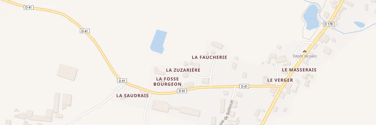 Plan du 5037 A la Zuzerdiere à Forges-la-Forêt