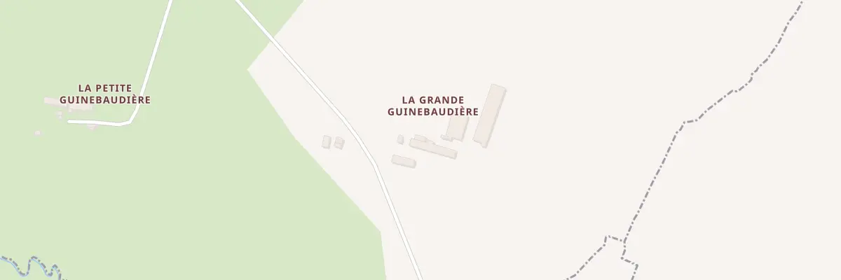 Plan du 5300 La Grande Guinebaudiere au Ferré