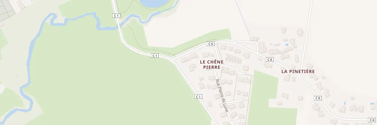 Plan du 34 Le Chêne Pierre à Couffé