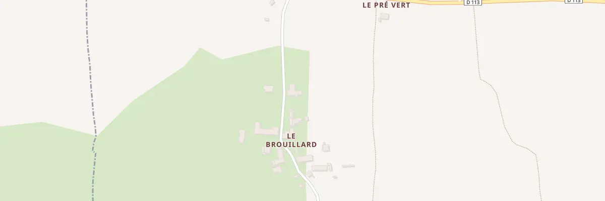 Plan du 12 Le Brouillard à Romagné