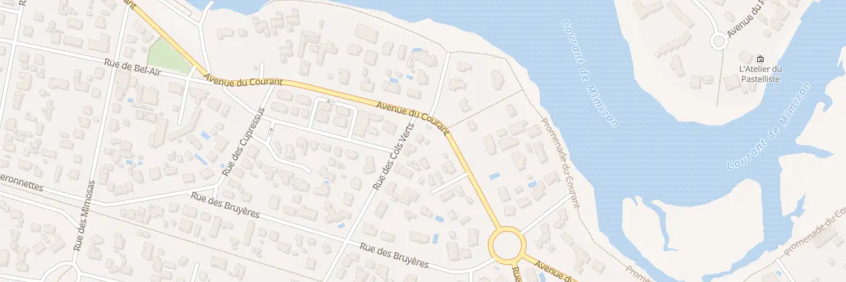 Plan du 34 Av du Courant à Mimizan