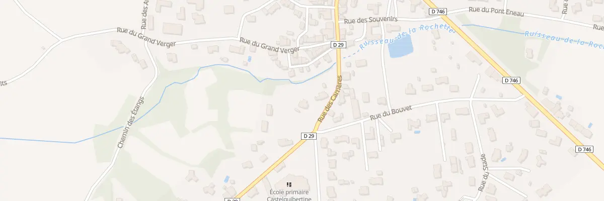 Plan du 26 Rue des carrières à Château-Guibert