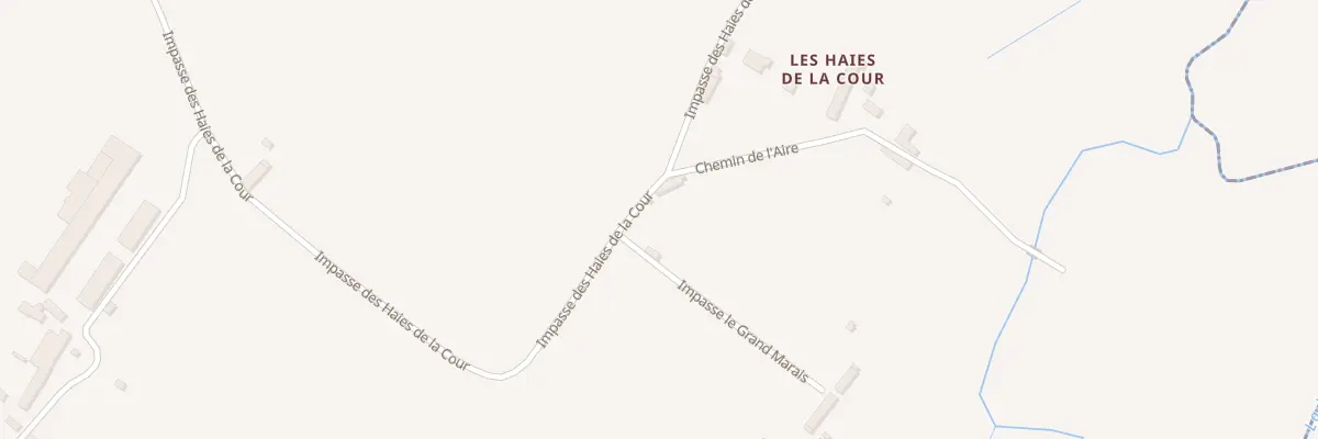 Plan du 6 Les Haies de la Cour à Marchésieux