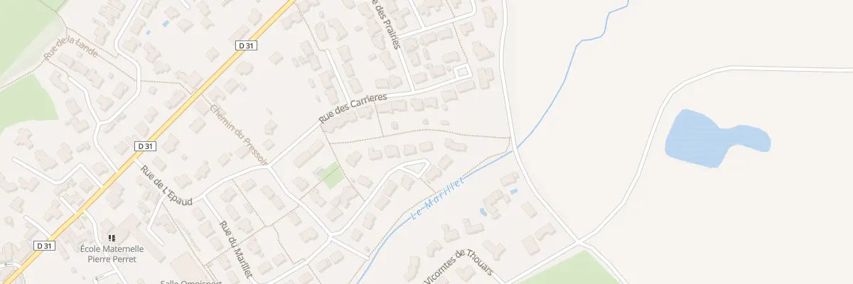 Plan du 11 Rue du pont bardon à La Chaize-le-Vicomte