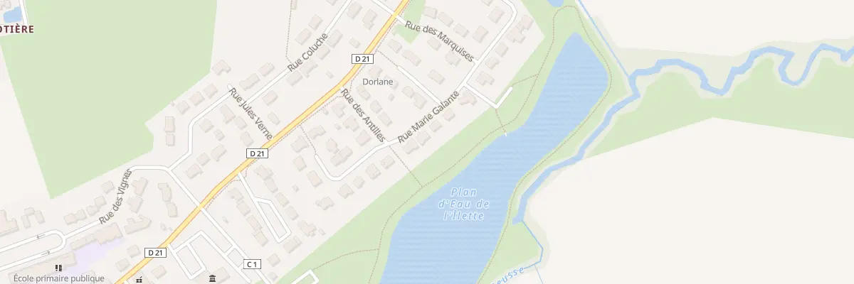 Plan du 4 Rue Marie Galante à Couffé
