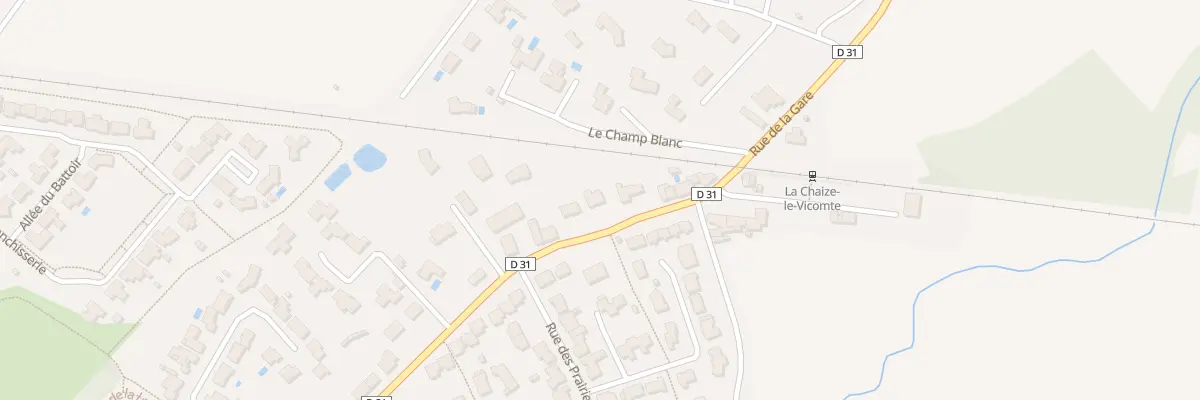Plan du 61 Rue de la gare à La Chaize-le-Vicomte