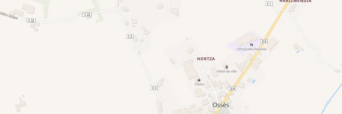 Plan du 5227 Horca à Ossès
