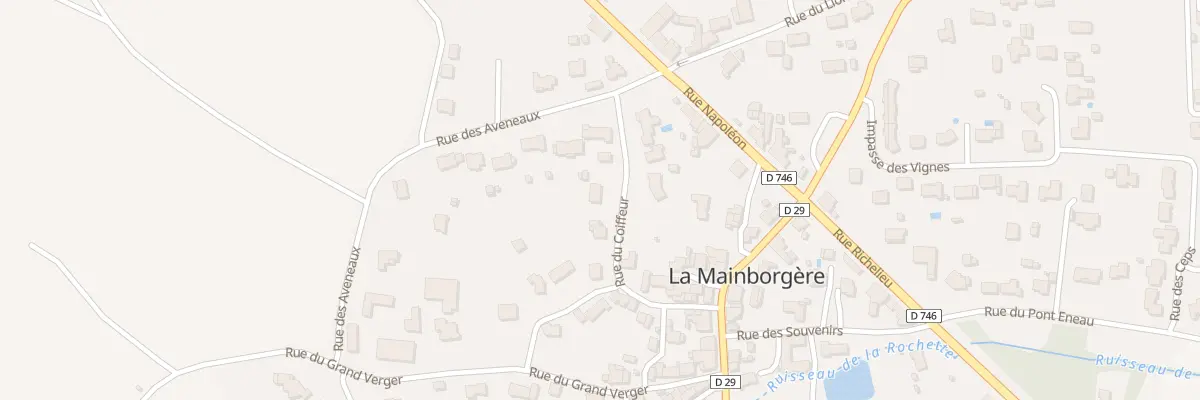 Plan du 13 Rue du coiffeur à Château-Guibert