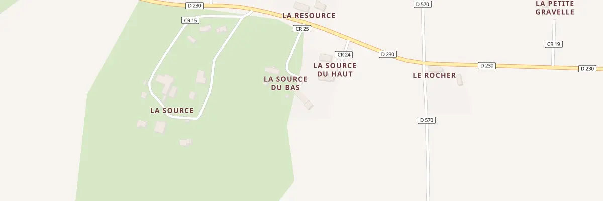 Plan du 5080 La Source de Haut à Montjoie-Saint-Martin