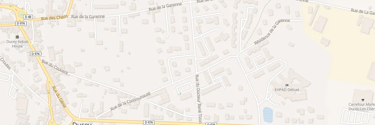 Plan du 12 Rue du Doc Rene Tizon Ducey à Ducey-Les Chéris