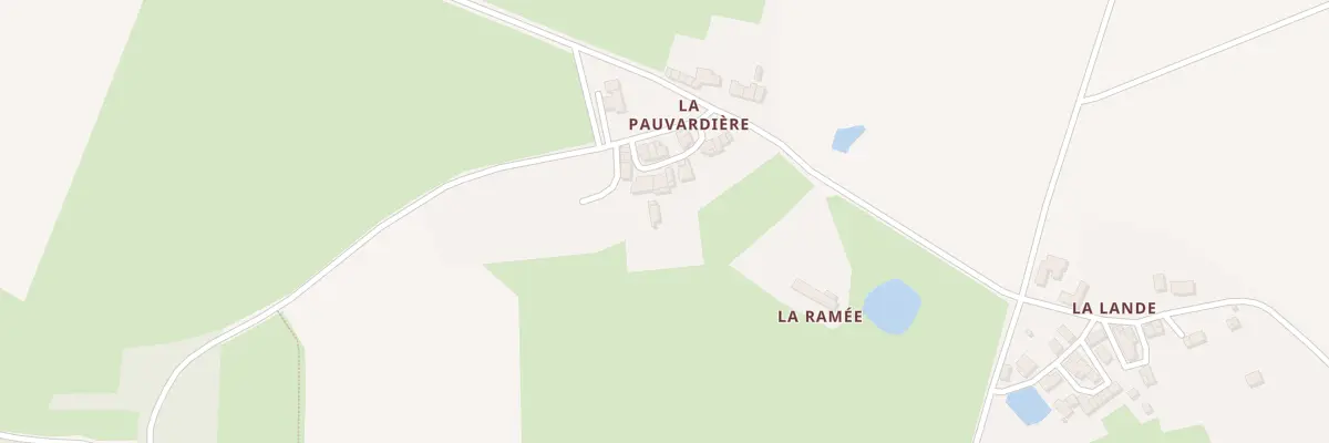 Plan du 5396 La Pauvardiere à Couffé