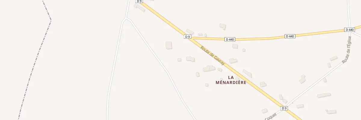Plan du 5048A La Menardiere à Montaigu-les-Bois