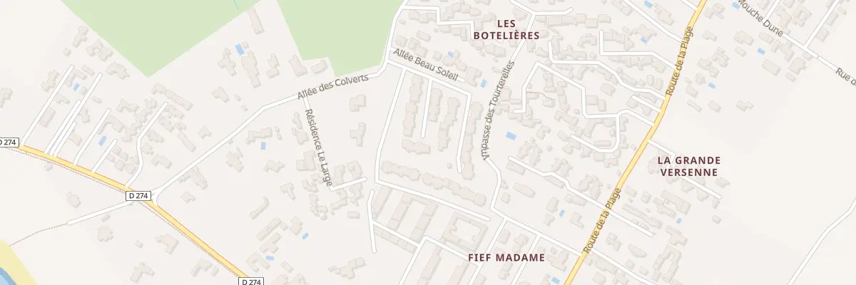 Plan du 18 All des Colverts à Dolus-d’Oléron