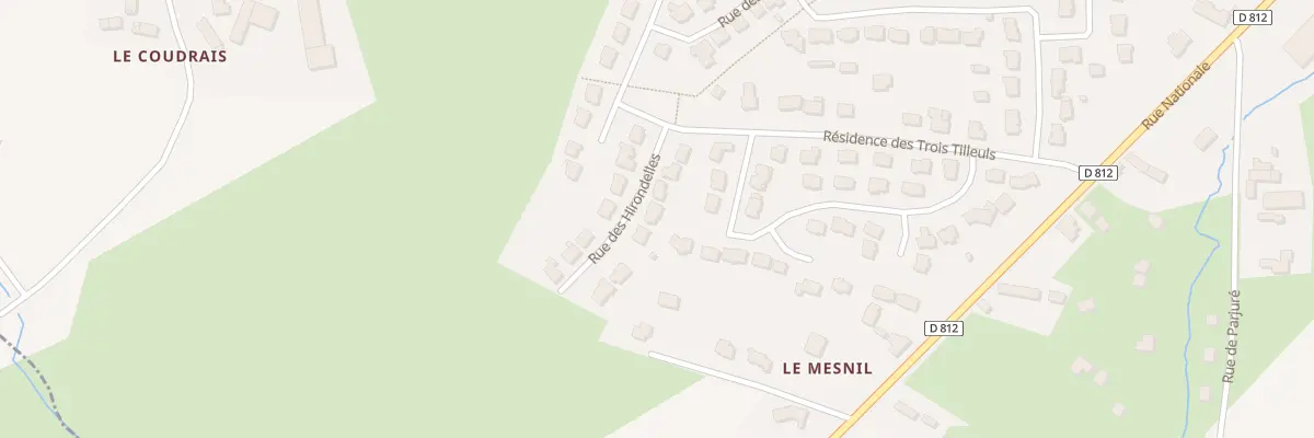 Plan du 7 Rue des Hirondelles à Romagné