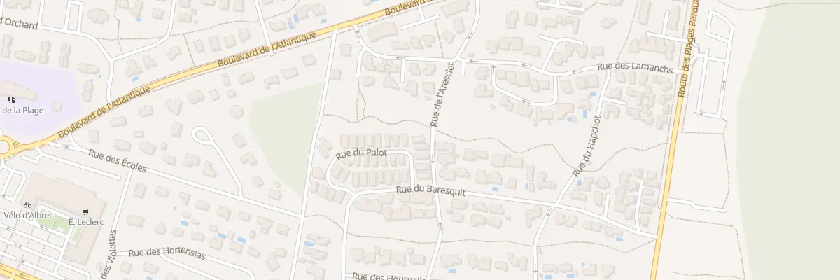 Plan du 157 Rue du Palot à Mimizan