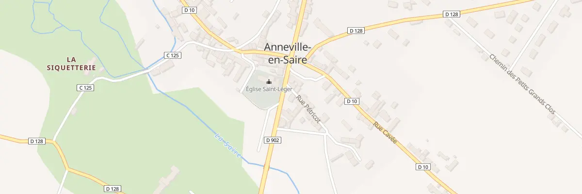 Plan du 5 Rte de Quettehou à Anneville-en-Saire