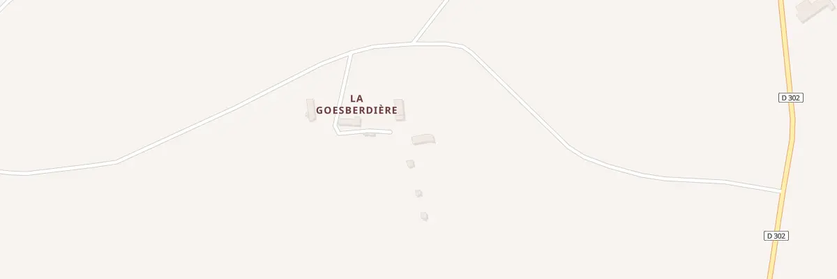 Plan du 3 La Goesberdiere au Lorey