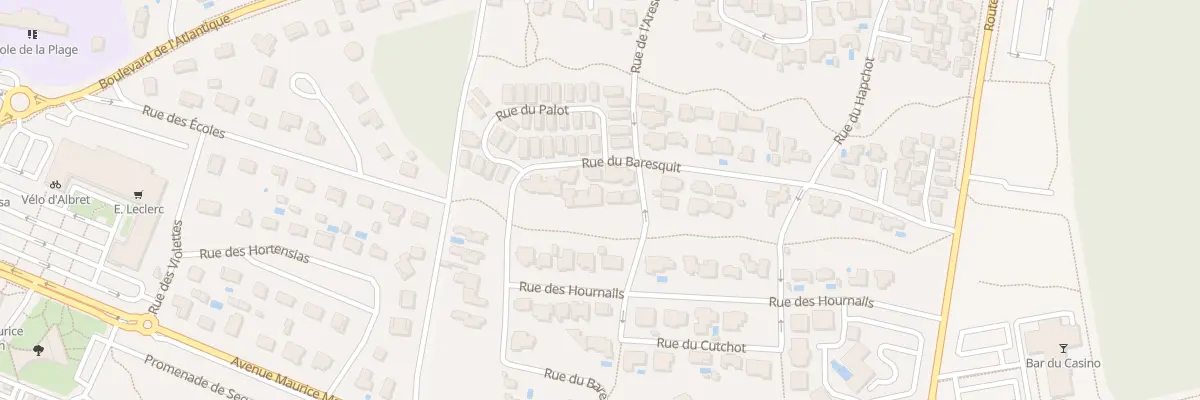 Plan du 22 Rue Baresquit à Mimizan