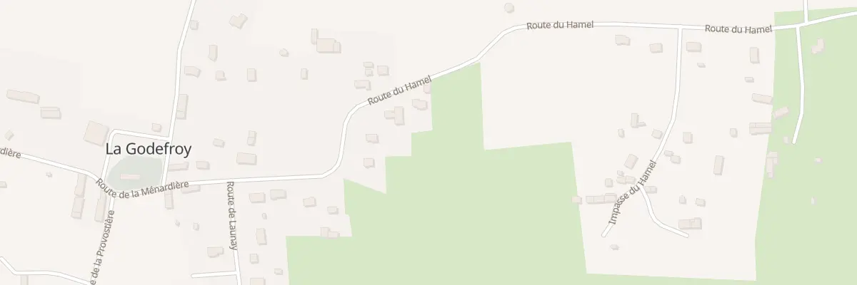 Plan du 282 Le Hamel à La Godefroy