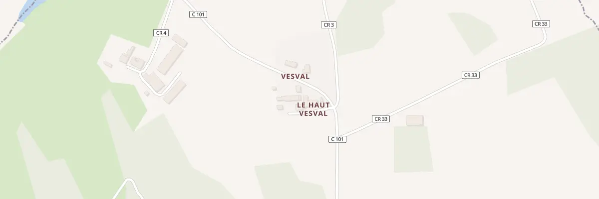 Plan du 5036 Vesval à Montjoie-Saint-Martin